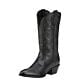 Womens Ariat Heritage R Toe Western Boot - BLACK DEERTAN