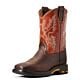 WorkHog Wide Square Toe Boot - Dark Earth - Youth