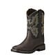 WorkHog Wide Square Toe Boot - BRUIN BROWN - Youth