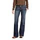 ARIAT Women's  Trouser Mid Rise Stretch Lucy Wide Leg Jean 10028925
