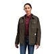 10041470: Womens Ariat - Rebar DuraCanvas Sherpa-Lined Coat - MOLE