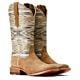 10047051: ARIAT WOMEN'S FRONTIER CHIMAYO DIJON ROUGHOUT/SANTA FE BOOTS