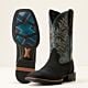 10053568: Mens ARIAT Oakwood Cowboy Boot - BLACK SUEDE|DIRTY DENIM