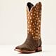 10053713: Womens Ariat - Suede caiman belly and axis deer print 