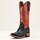 10058163: ARIAT Womens - Futurity Revival JET BLACK FULL QUILL OSTRICH|SUNRISE SHI