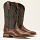 10061237: Mens ARIAT - Baxter Cowboy Boot - DARK TAN|BLACK DEERTAN