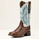 10061283: ARIAT - Womens - Canyon Point Western Boot - GINGERSNAP|WHITE ICING