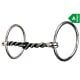 107 - 3/8 MED RING TWIST SNAFFLE BIT - Reinsman