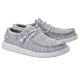 112273193: Hey Dude Men's Wally Free Sox Metal Grey Shoes