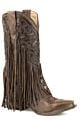 STETSON WOMEN'S SLOANE BROWN VAMP AND 13