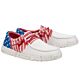 122342143: Hey Dude Ladies Wendy Sox Tri America Slip On Shoes