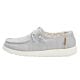 HEY DUDE TODDLER LINEN GREY WENDY SLIP-ON SHOE