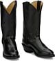 Mens Justin Black Cowboy Boots: TOBIAS - 3040