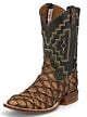 LEVIATHAN CHOCOLATE - Sea Bass - Tony Lama Men's Exotic Boots