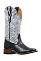 Women's Boulet Cowboy Boots: Black Cowgirl Boots 6295