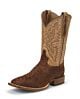Tony Lama Men's Navaro Brown Full Quill Ostrich Western Boots - 9093 