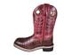 3111C: Childrens - Smoky Mountain Western Boots Girls Reptile Leather Pull On Brown
