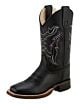 Old West Kids Black with Black Cowboy Boots