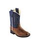Infant Cowboy Boots - Tan/Navy