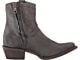 C3089 - Corral - Womens - Grey Zipper Bootie Round Toe
