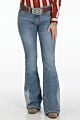 CB19354071: CRUEL WOMEN'S SLIM FIT HANNAH FLARE - LIGHT STONEWASH