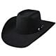 6X - CODY JOHNSON BLACK Resistol Cowboy Hat (THE SP)