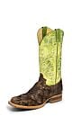 NIGHTLIFE LIME - Men's Justin Exotic Skin Cowboy Boots