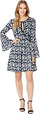 D4-7252: Rock and Roll Cowgirl Womens Bell Sleeve Dress 