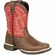 YOUTH DBT0139/Y - Lil' Durango Stockman Western Boot Square Toe Brown/Red