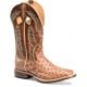 Double H Boots: DH7025 Mens Square Toe Full Quill Ostrich