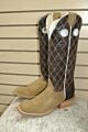 Hondo Buckaroo Boots - 1758 Roughout Leather with leather soles                            