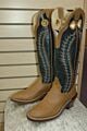 4014R: Hondo Boots: Men's Round Toe Buckaroo Cowboy Boots 