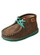 Infant Chukka Driving Moc Bomber/Turquoise - Twisted X