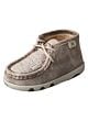 Infant Chukka Driving Moc Grey/Light Grey - Twisted X