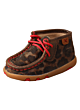 Infant Chukka Driving Moc Shiny Leopard/Red Twisted X