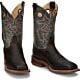 BR5349: Justin Cowboy Boots: Mens - Bender (Rubber Sole)