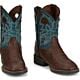  JK7524Y: Justin Cowboy Boots - Youth - Bowline Junior
