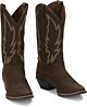 L2720 Womens Justin Brown Round Toe Cowgirl Boots - Rubber Sole