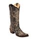 Womens Circle G Fashion Boots - Embroidered Tops  L5048