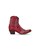 L5704: CIRCLE G BY CORRAL WOMAN'S RED EMBROIDERY ANKLE WESTERN BOOTS