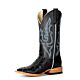 Cowgirl Boots: Macie Bean - Full Quill Black Ostrich Leather.                            