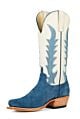 M9521: Macie Bean Boots - Blue Suede/Cream 