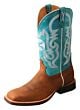 Men’s 12″ Hooey Boot Gingerbread & Turquoise