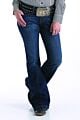 WOMEN'S SLIM TROUSER LYNDEN JEAN - DARK STONEWASH