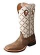 Men’s Ruff Stock Boot Bomber/White - Twisted X Boots
