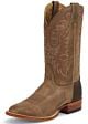 Nocona Mens Broad Round Toe Tan Leather Boots