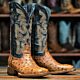 TML207102: Tanner Mark Boots - Womens - Print Leather - Ostrich