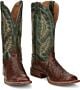 EP8270: Tony Lama Men's Hayden Bourbon Brown Ostrich Exotic Cowboy Boots