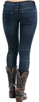 ROCK & ROLL COWGIRL Low Rise Jogger Skinny Jeans