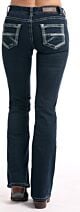ROCK & ROLL COWGIRL Extra Stretch Mid Rise Jean WI-8709